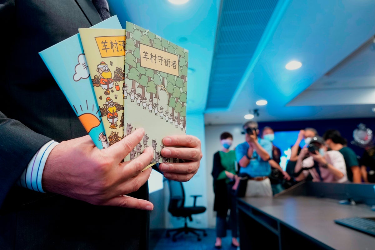 A Hong Kong man gets 4 months in prison for importing children's books deemed to be seditious