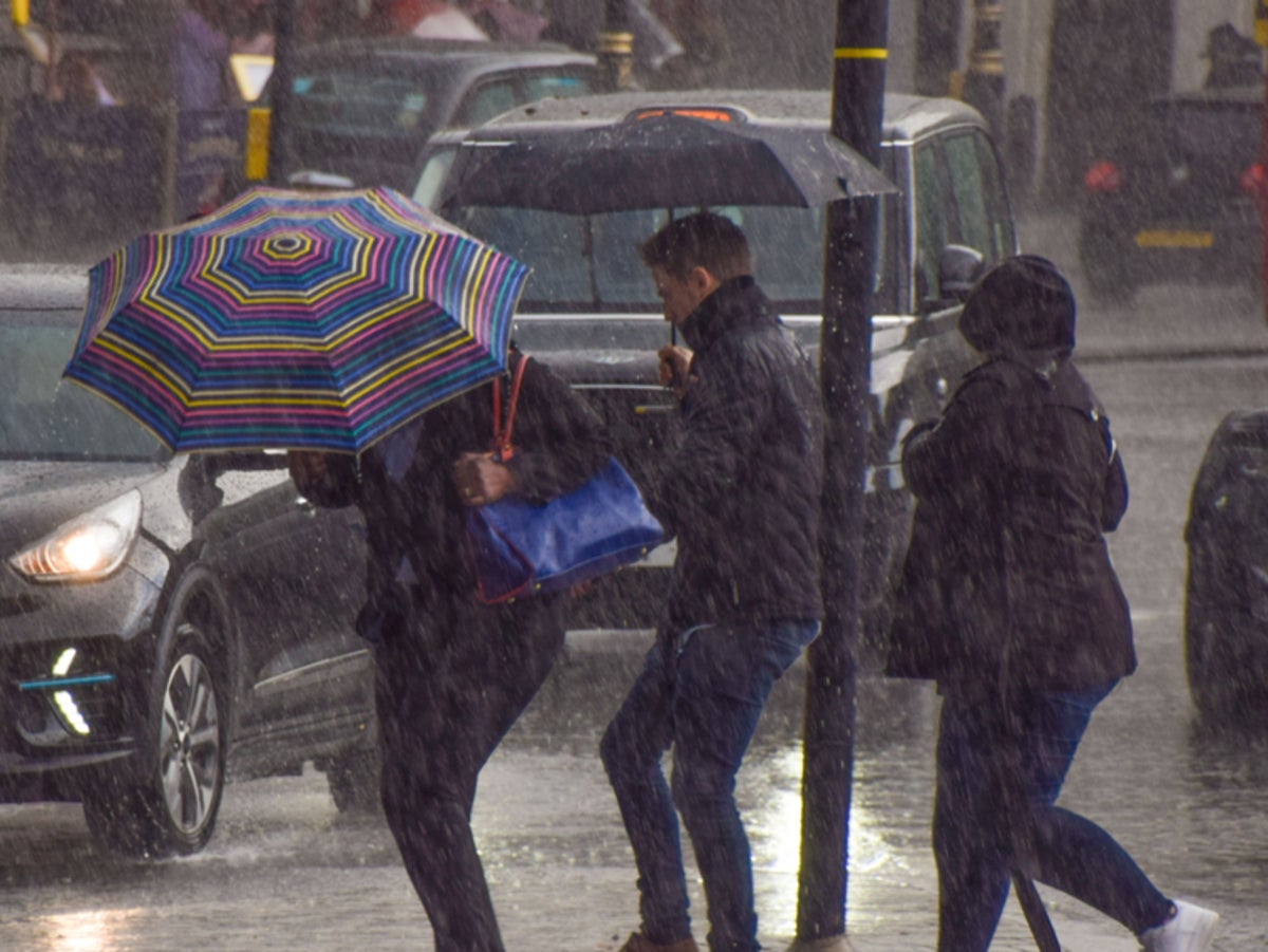 Met Office ‘danger to life’ warning as weekend sees UK split between warm weather and heavy rain