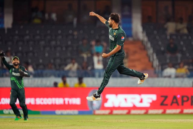 <p>Haris Rauf takes two wickets as Pakistan move into dominant position</p>