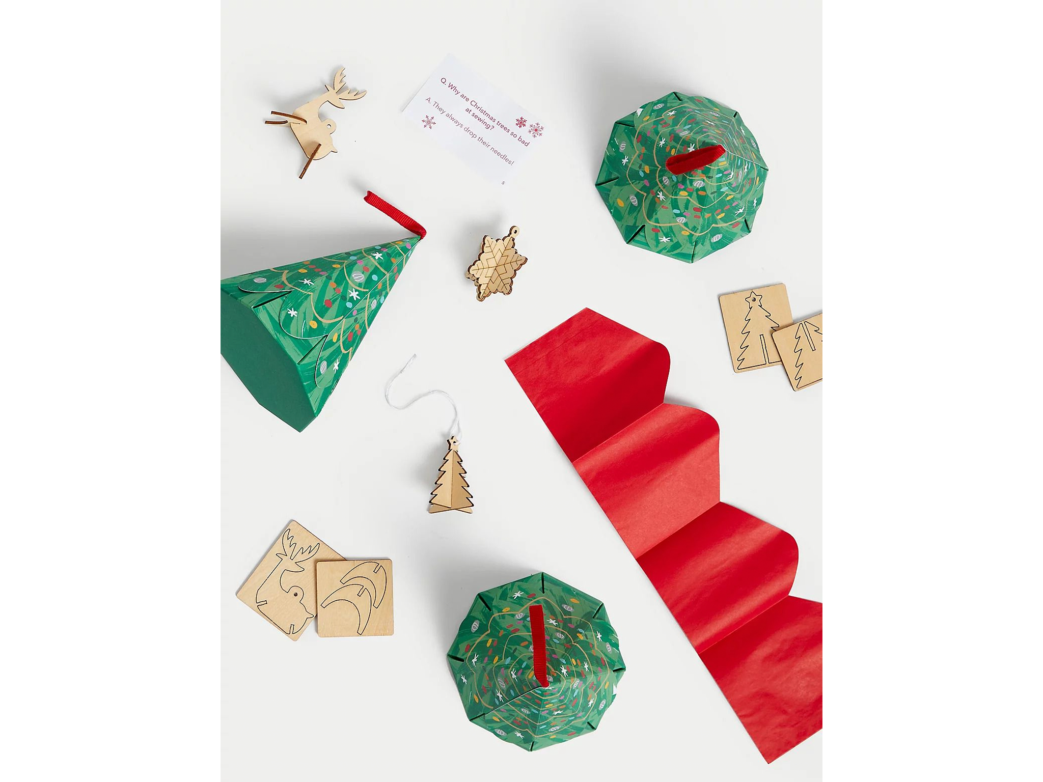 Marks & Spencer tree-shaped crackers