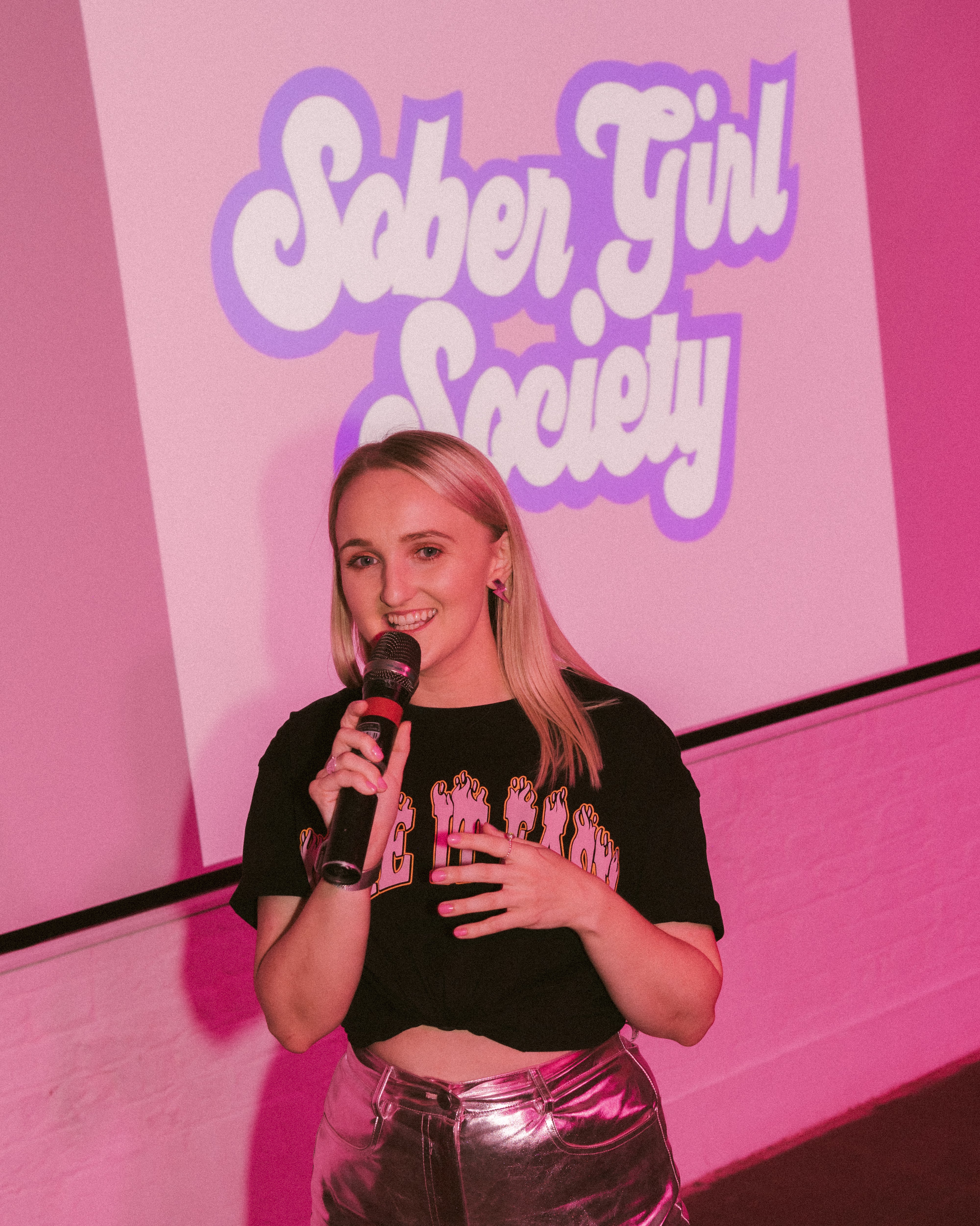 Millie Gooch founded the Sober Girl Society, which has 203,000 members