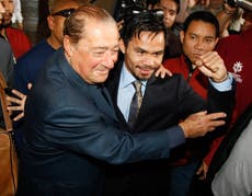 Bob Arum ‘really concerned’ for Manny Pacquiao as boxing legend returns at 46