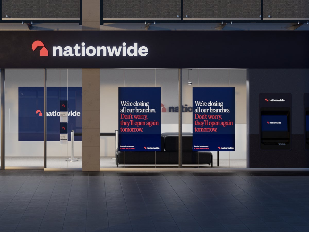 Boost for British high street as Nationwide rebrands and pledges to keep branches open