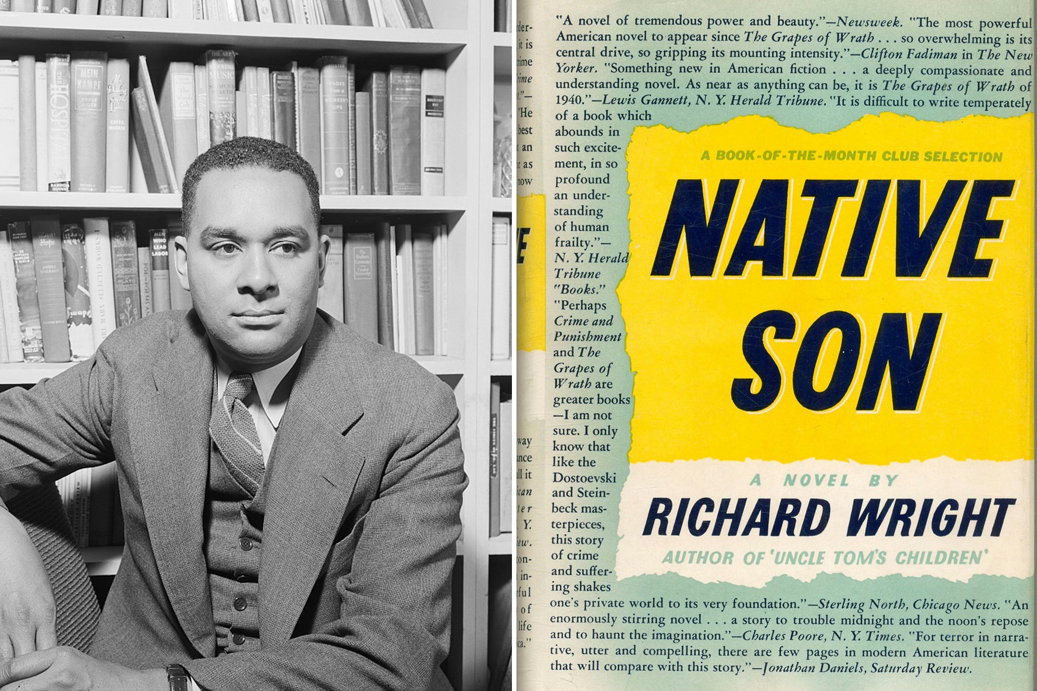 Although Wright went on to write many books, his first novel, ‘Native Son’, is his most famous