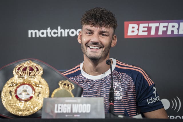 Leigh Wood makes the first defence of his WBA featherweight title in Sheffield this weekend (Danny Lawson/PA)