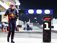 Max Verstappen takes pole in Qatar as he closes in on third world title