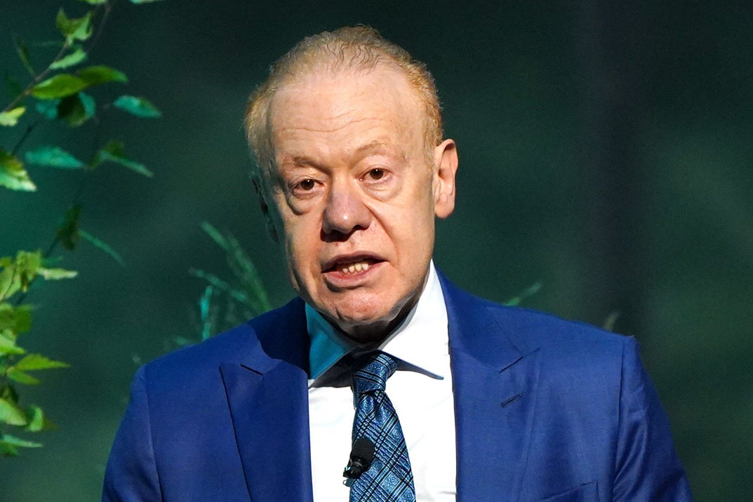 Anthony Pratt speaks onstage at The New York Times Climate Forward Summit 2023 at The Times Center on September 21, 2023 in New York City