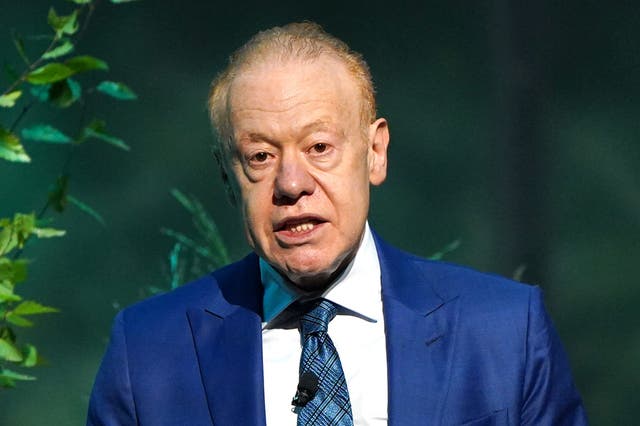 <p>Anthony Pratt speaks onstage at The New York Times Climate Forward Summit 2023 at The Times Center on September 21, 2023 in New York City</p>