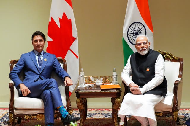 <p>File. Tensions between India and Canada have been escalating since Trudeau accused Delhi of involvement in killing of Sikh separatist </p>