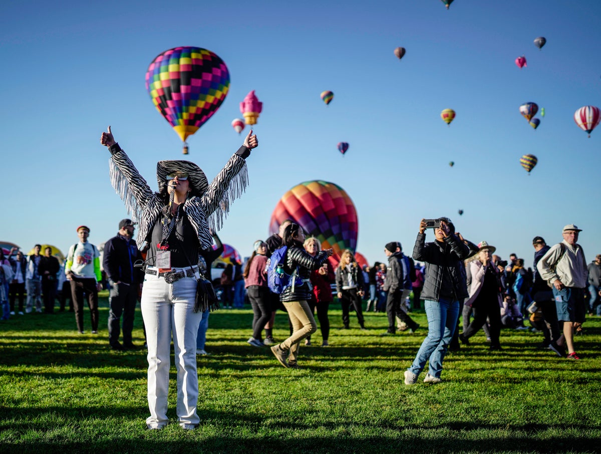 Albuquerque International Balloon Fiesta brings colorful displays to the New Mexico sky