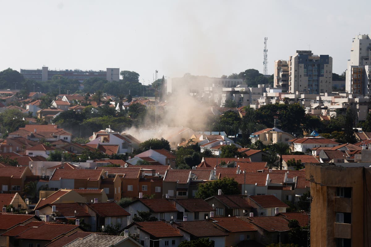 Watch live: View of Tel Aviv as sirens warn of incoming rockets around Gaza