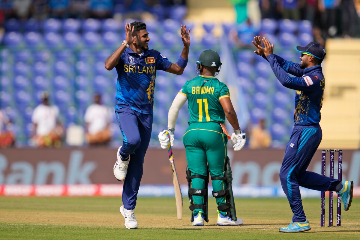 South Africa vs Sri Lanka LIVE: Cricket World Cup score and updates as Temba Bavuma falls early
