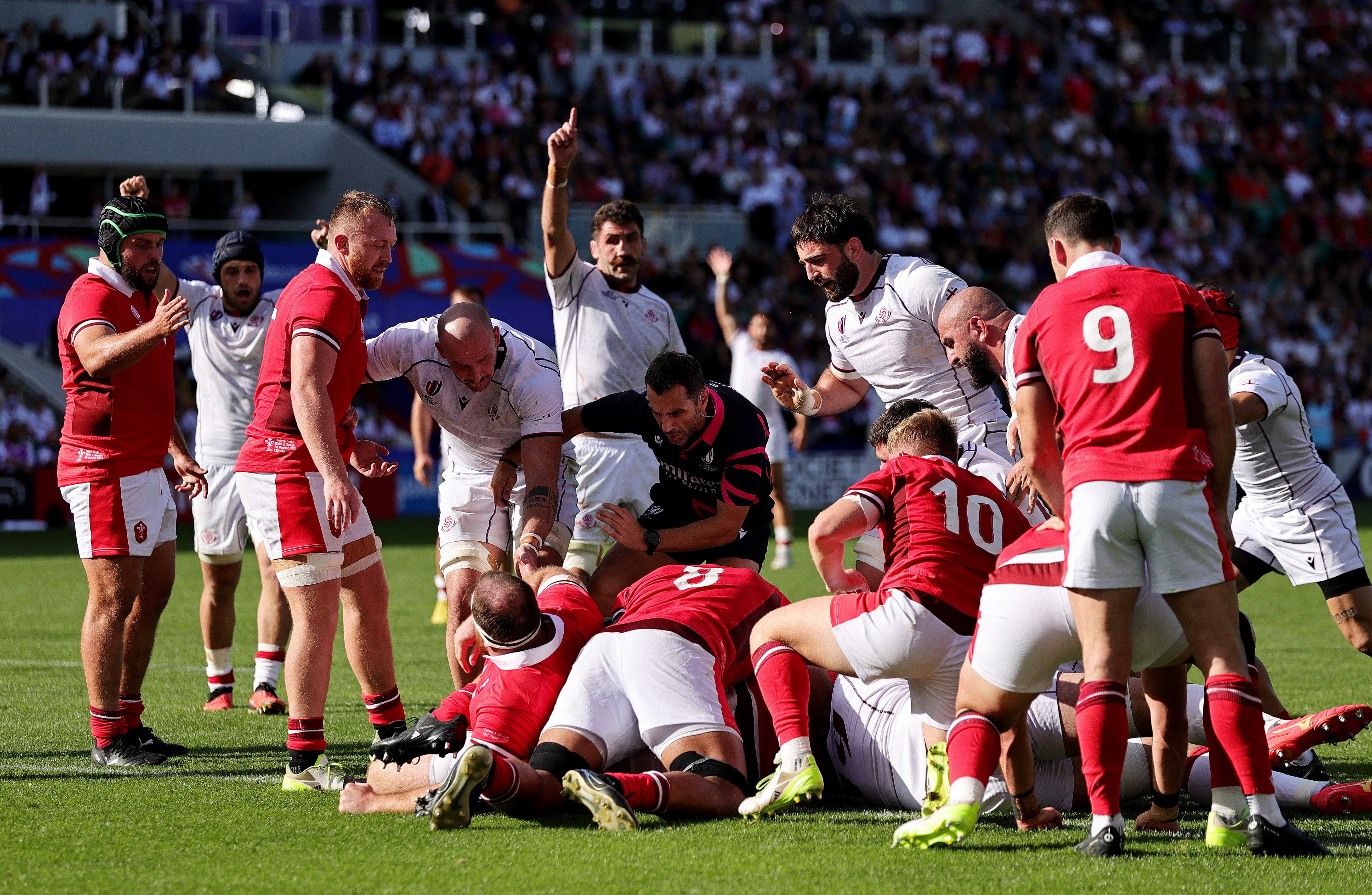 Georgia were beaten by Wales during last year’s Rugby World Cup
