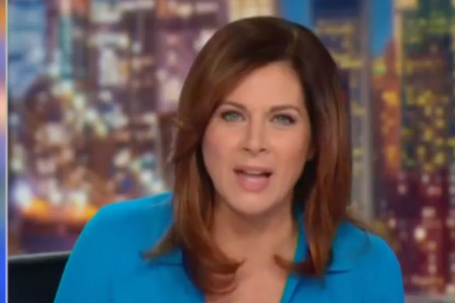 <p>CNN Anchor Erin Burnett likened Donald Trump’s xenophobic comments about migrants to Hitler</p>