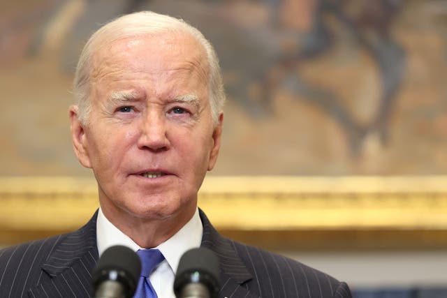 <p>President Joe Biden delivers remarks at the White House on October 06, 2023 in Washington, DC</p>