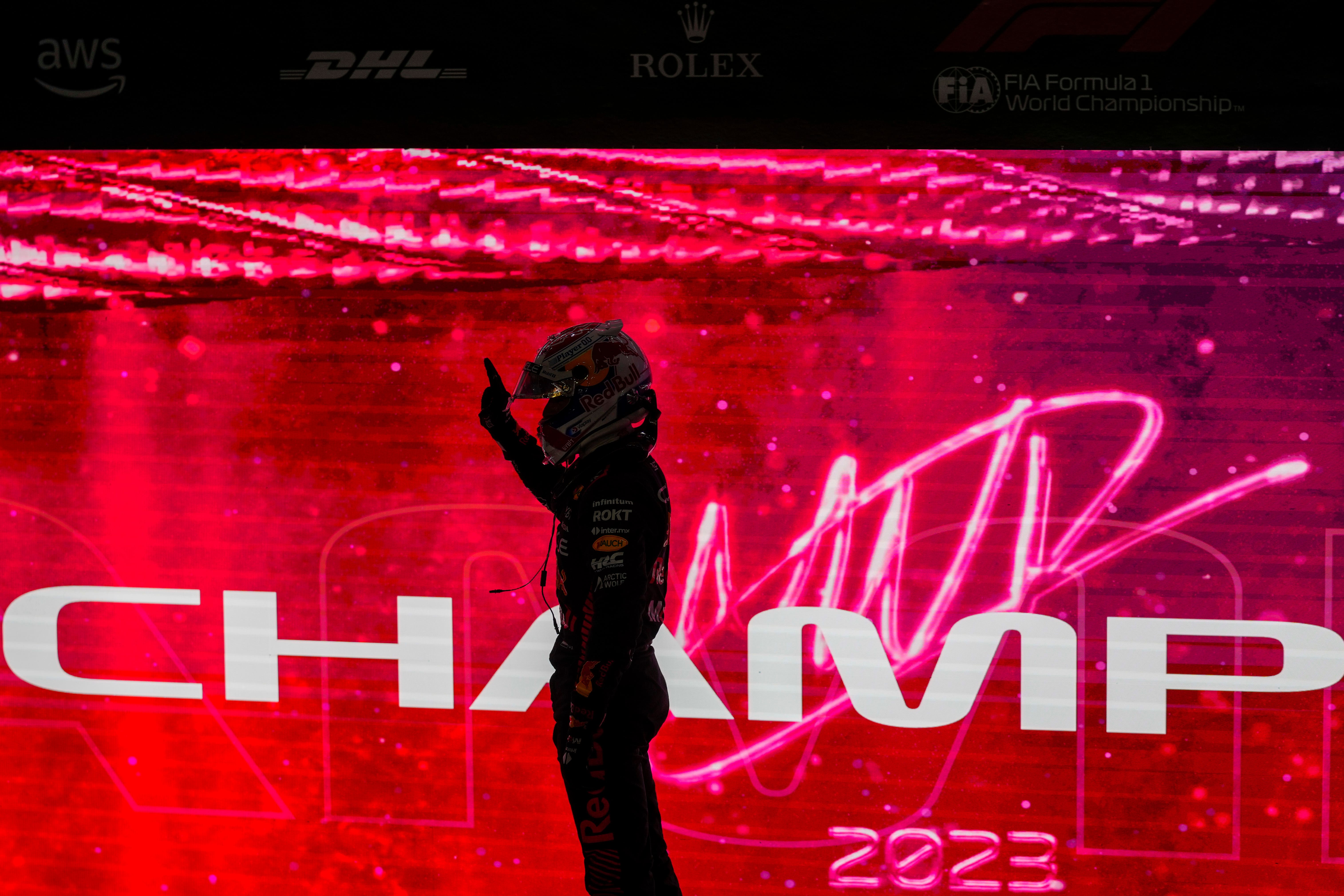 Max Verstappen has won the Formula One world championship (Darko Bandic/AP)