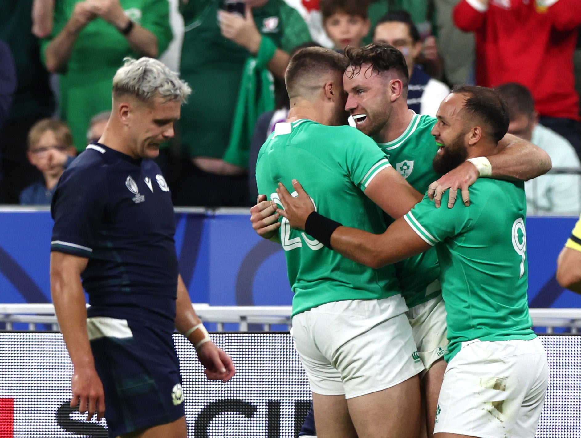 Hugo Keenan scored twice as Ireland tore Scotland apart