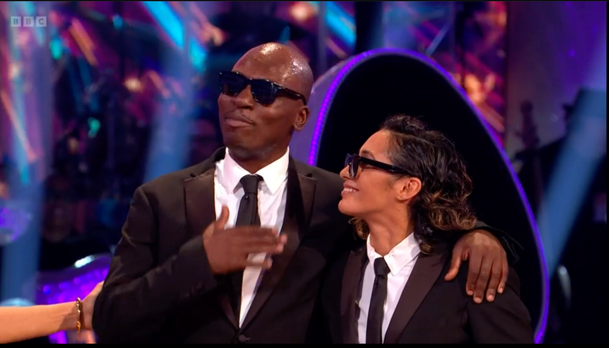 Eddie Kadi and his partner Karen Hauer scored the first 10 of the series with their couple’s choice