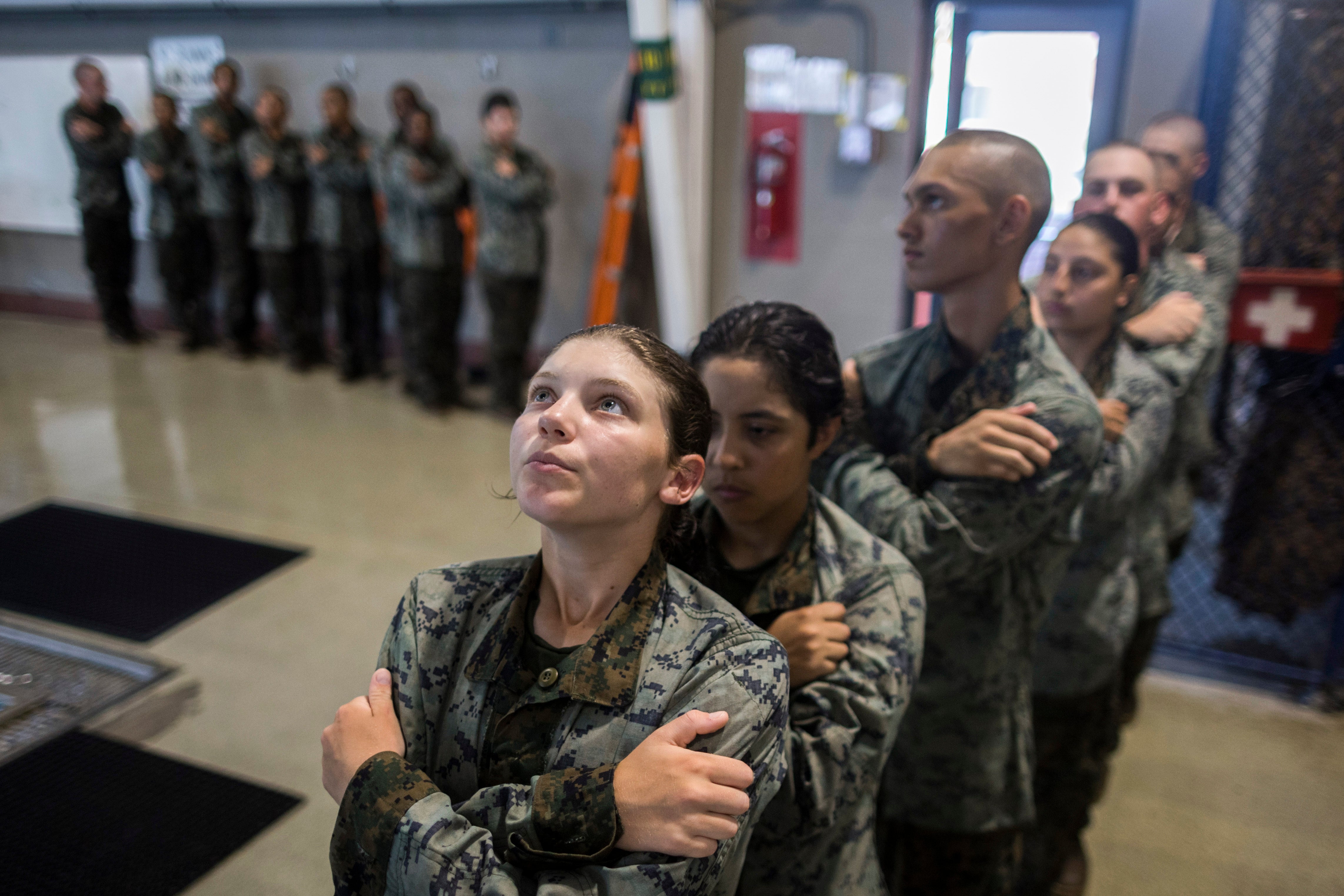 Marines Integrating Women