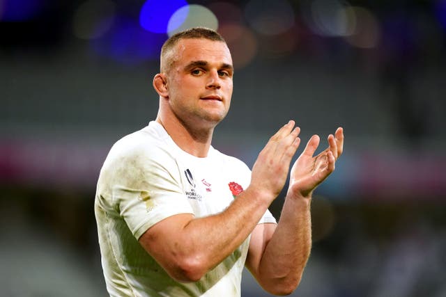 Ben Earl applauds the fans after England’s win over Samoa (Mike Egerton/PA).