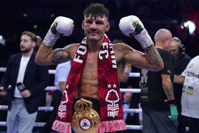 Leigh Wood retained his WBA featherweight title in Sheffield (Nick Potts/PA).