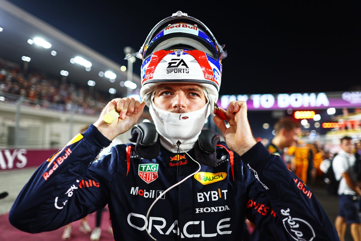 F1 Qatar Grand Prix LIVE: Race updates and times as Max Verstappen starts on pole