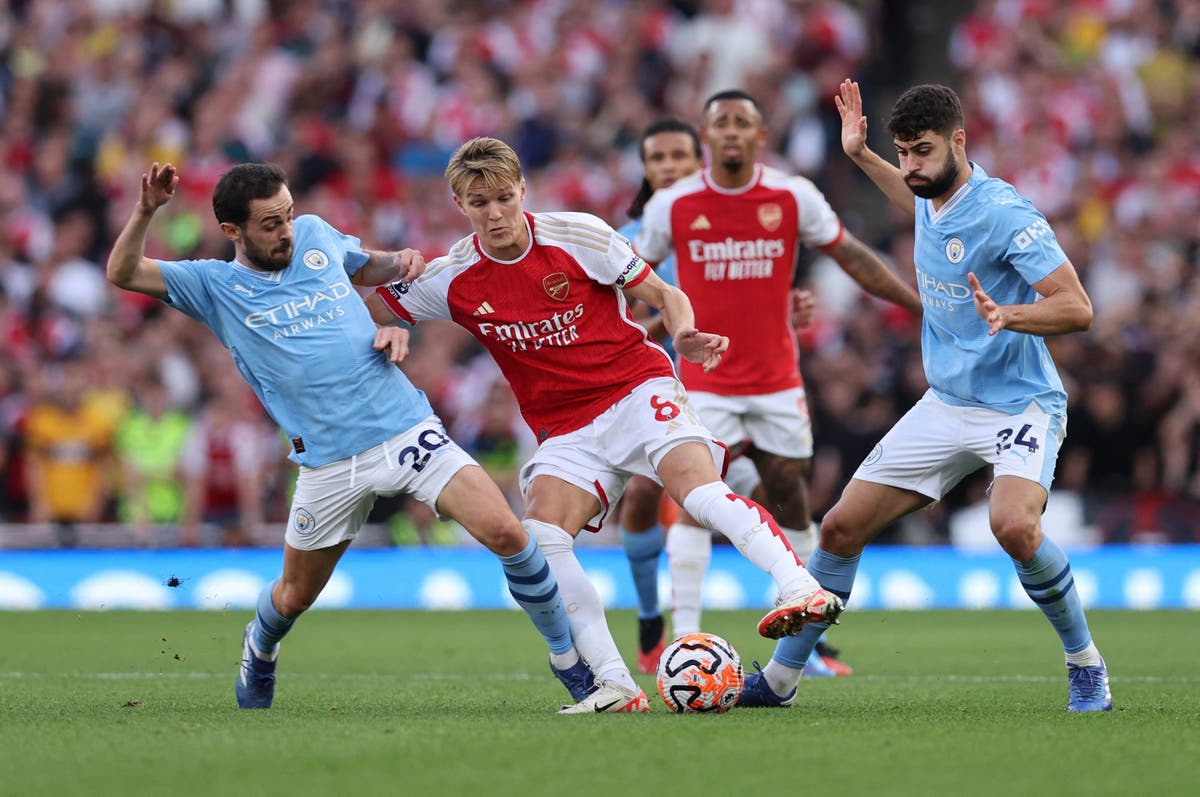 Arsenal vs Man City LIVE: Premier League score and latest updates as Gabriel Martinelli brings Gunners to life