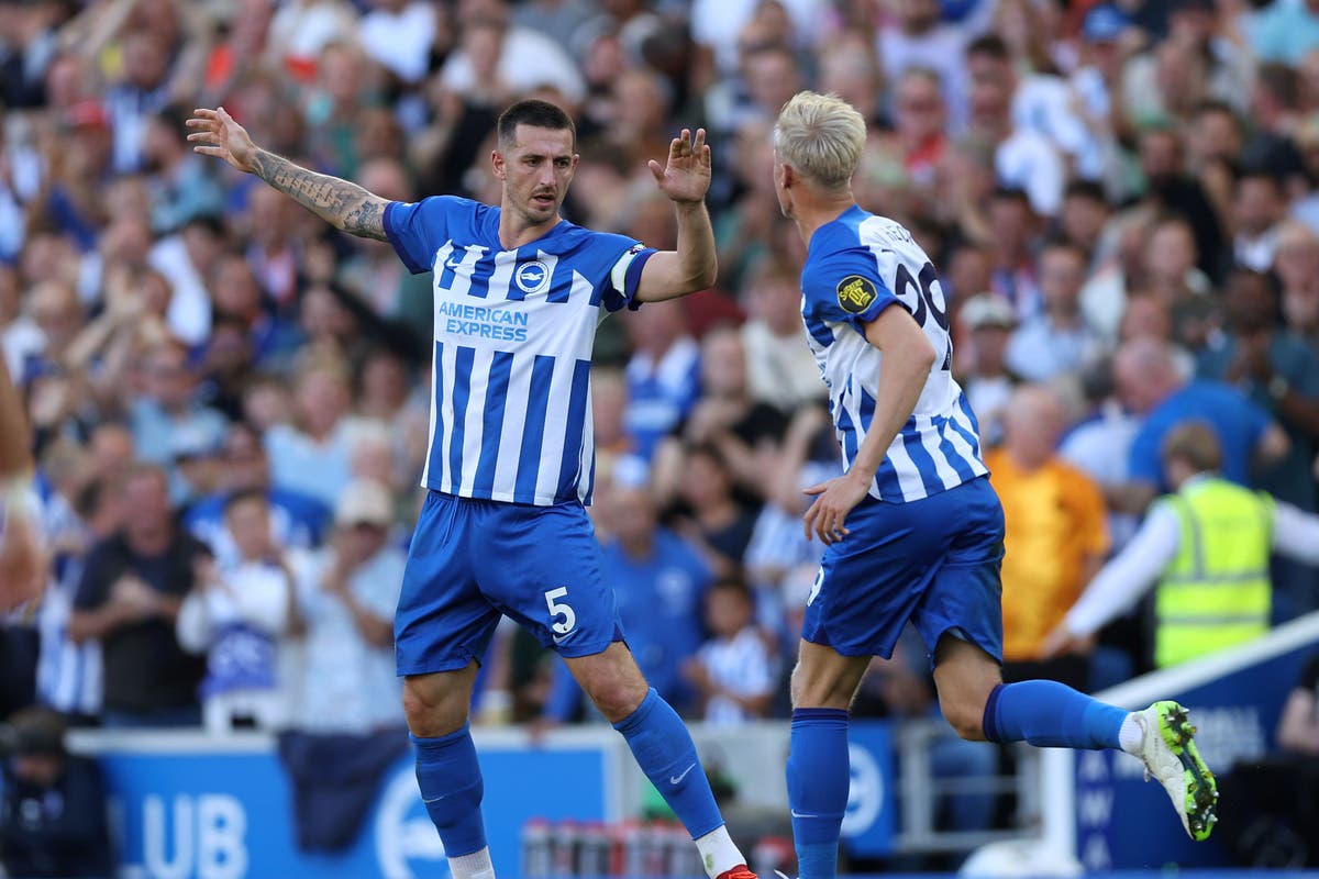 Lewis Dunk&rsquo;s goal denies Liverpool come-from-behind victory at Brighton