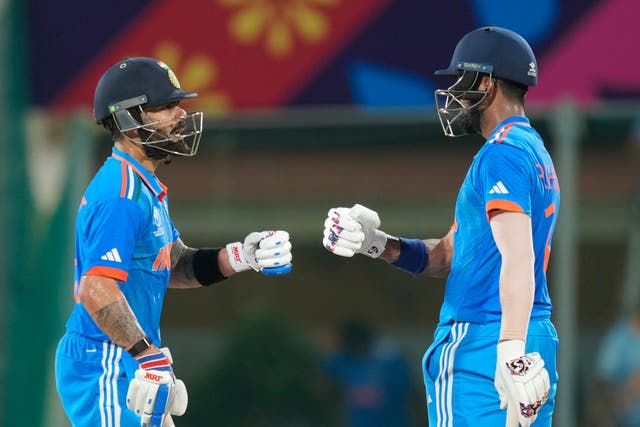<p>KL Rahul and Virat Kohli steered India to victory over Australia</p>