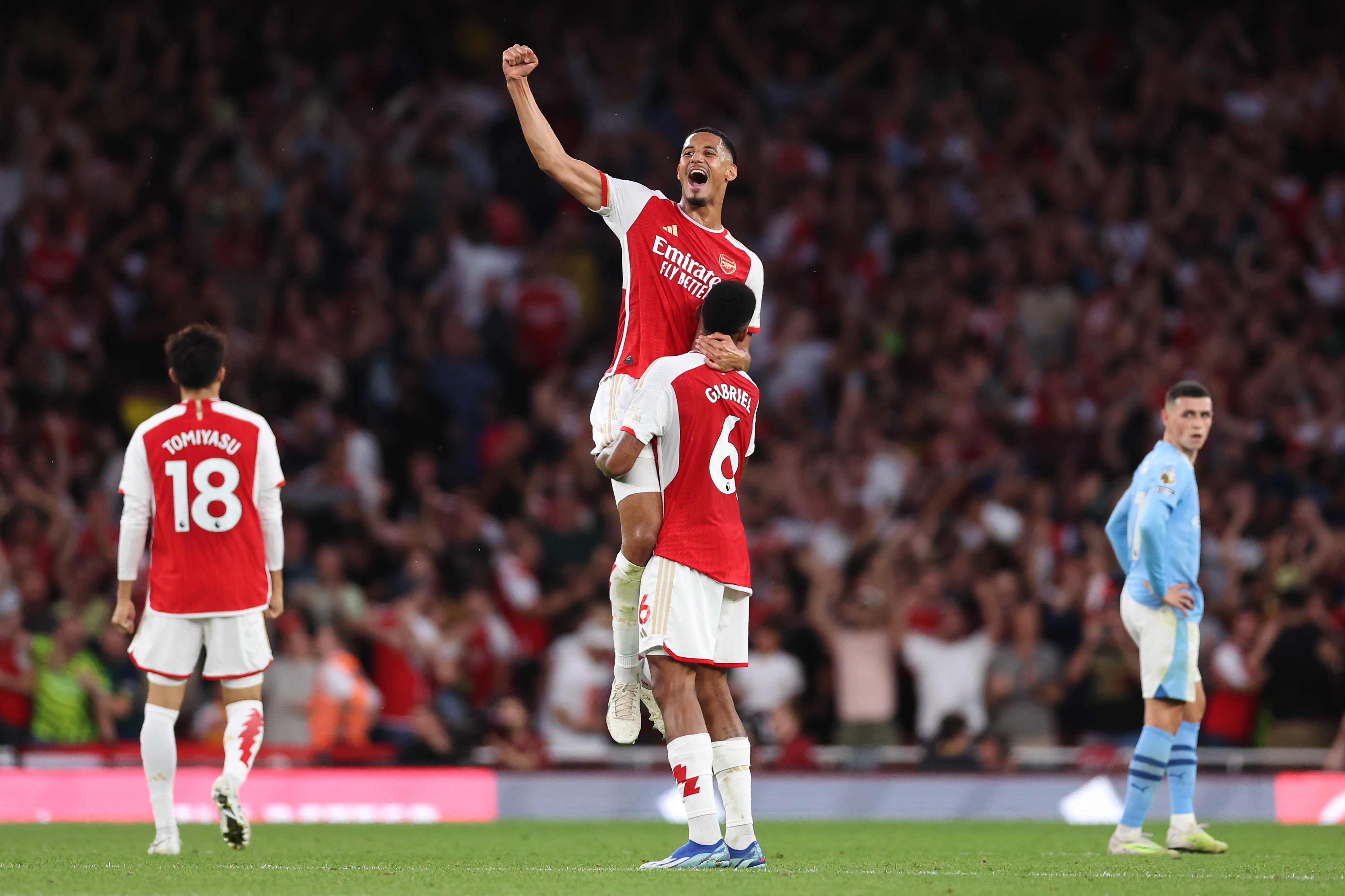 Arsenal secured a 1-0 victory over Manchester City