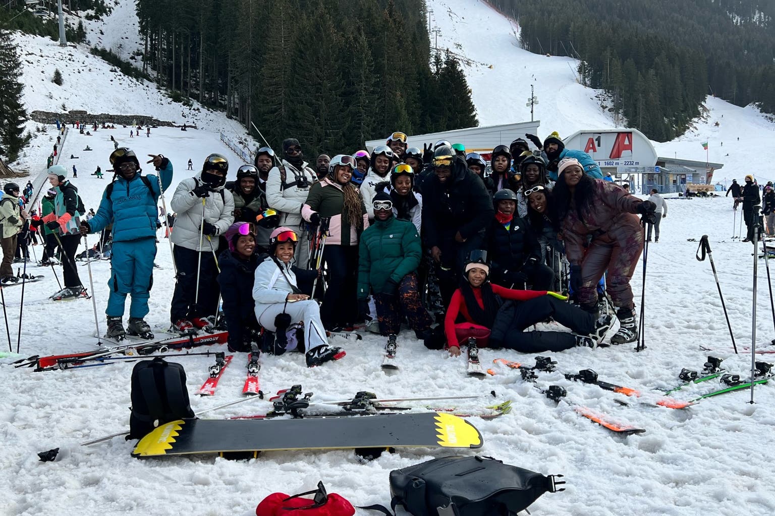 Off Piste members say the group highlights the importance of togetherness (Off Piste Ski Trip/PA)