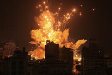 Israel-Palestine war live: Hamas fighting continues beyond barrier as 1,000 targets in Gaza hit overnight