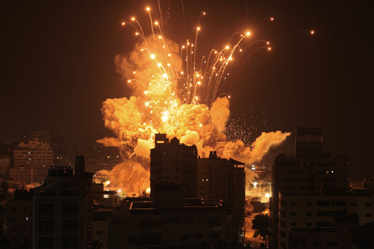 Israel-Palestine war live: Hamas fighting continues beyond barrier as 500 targets in Gaza hit overnight