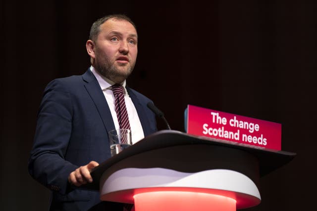 Shadow Scottish secretary Ian Murray speaking on the second day of the Scottish Labour Party Conference at the Assembly Rooms in Edinburgh. Picture date: Saturday February 18, 2023.