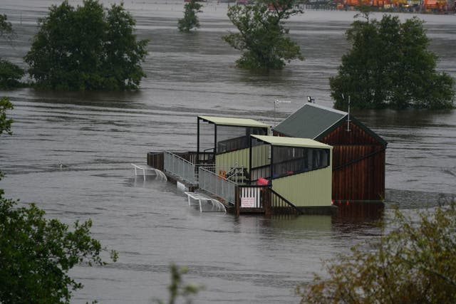 Kingussie was hit by flooding at the weekend (Jane Barlow/PA)