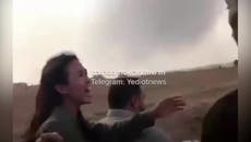 Woman kidnapped by Hamas fighters on motorbike in front of helpless boyfriend