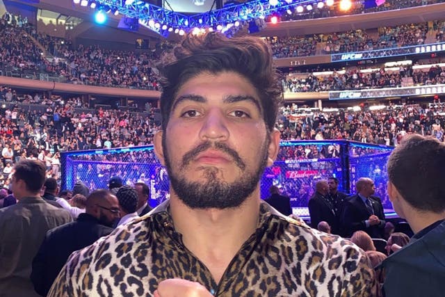 <p>Dillon Danis pictured at a UFC event</p>