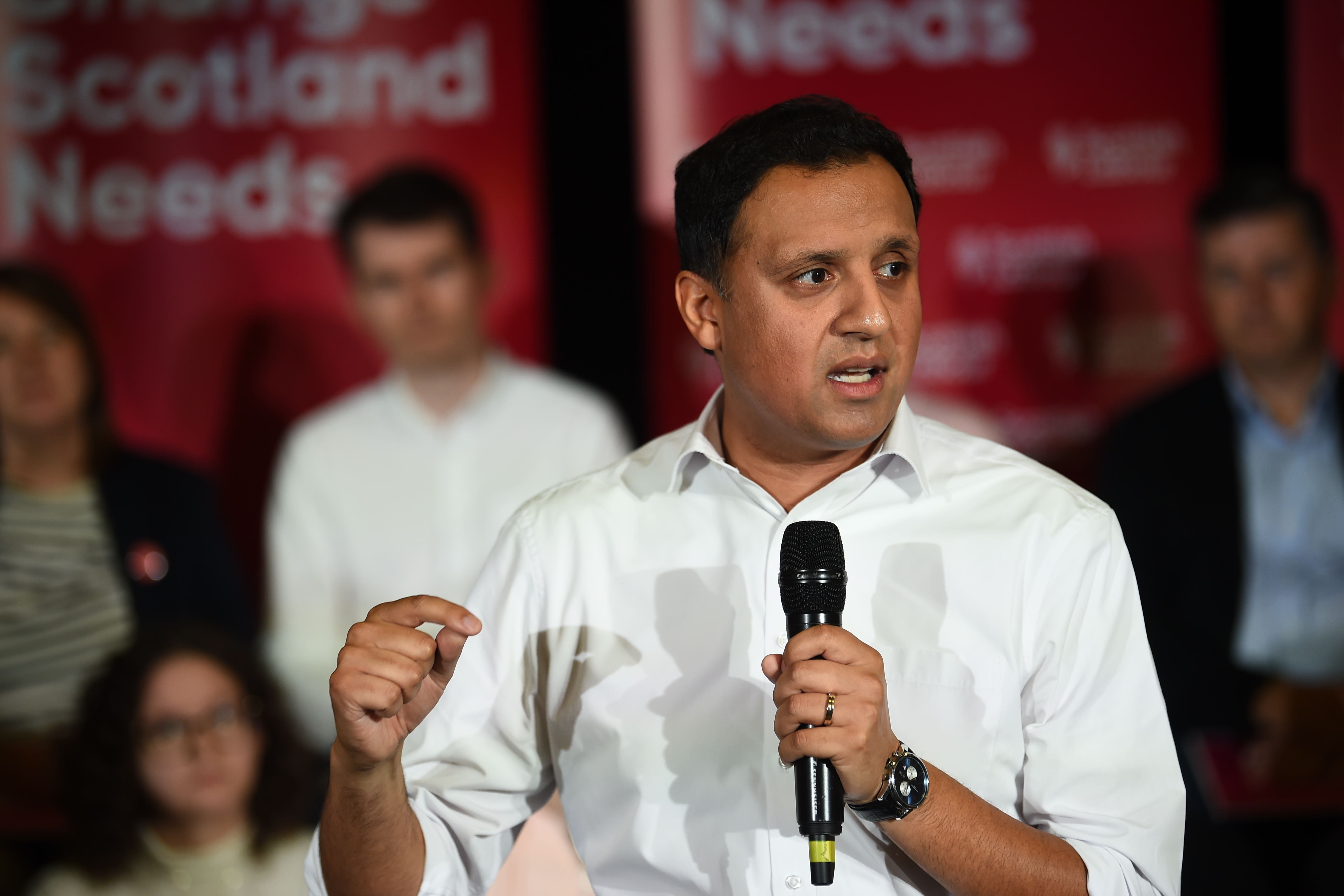 Scottish Labour leader Anas Sarwar said his party would be driven by ‘hope, humility and hard work’ (Andy Buchanan/PA)
