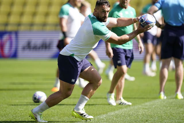 Ireland hooker Ronan Kelleher is playing at his first Rugby World Cup (Andrew Matthews/PA)