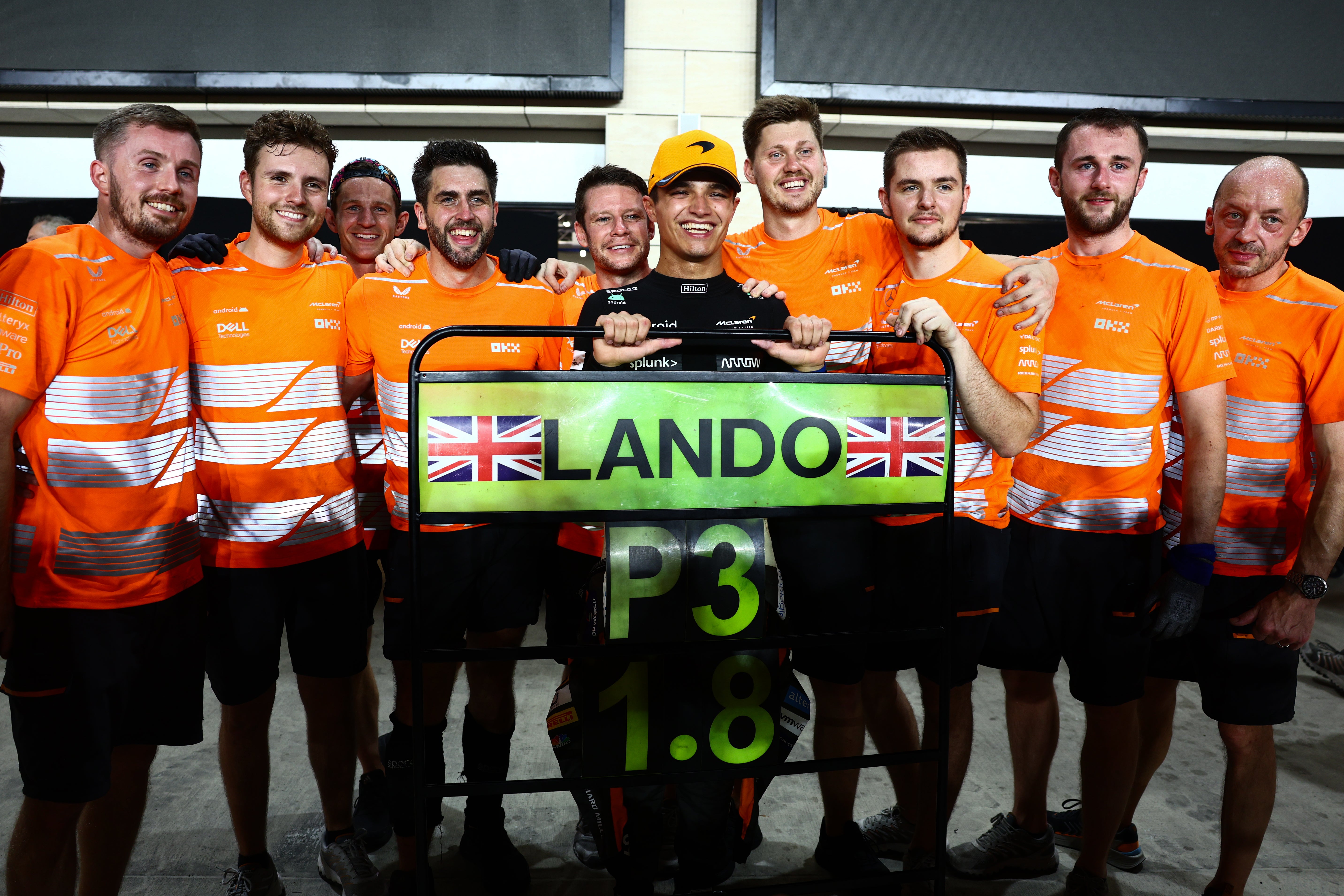 Lando Norris’ pit crew set a new F1 record during Sunday’s Qatar Grand Prix