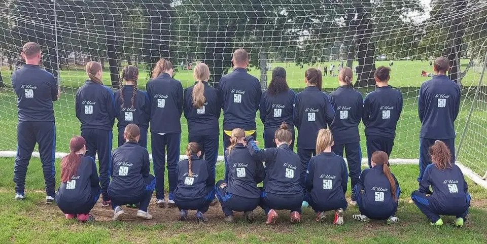 AFC Rumney’s under-14s girls football team are now sponsored by rapper 50 cent