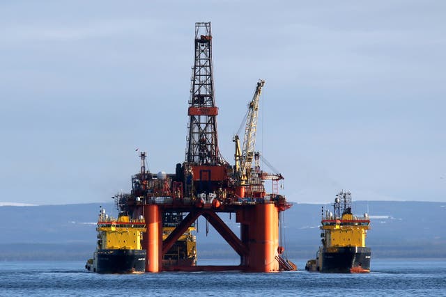 Green New Deal Rising have demanded the licence for new oil exploitation at the Rosebank oil field in the North Sea be revoked (Andrew Milligan/PA)