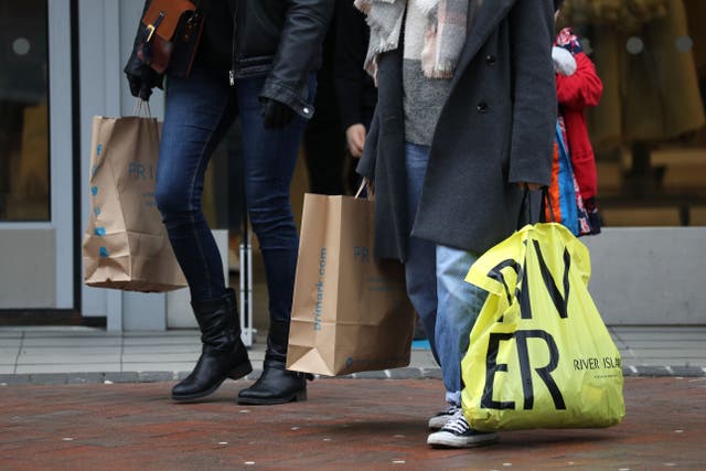 UK retail sales limped to a 2.7% increase in September (PA)