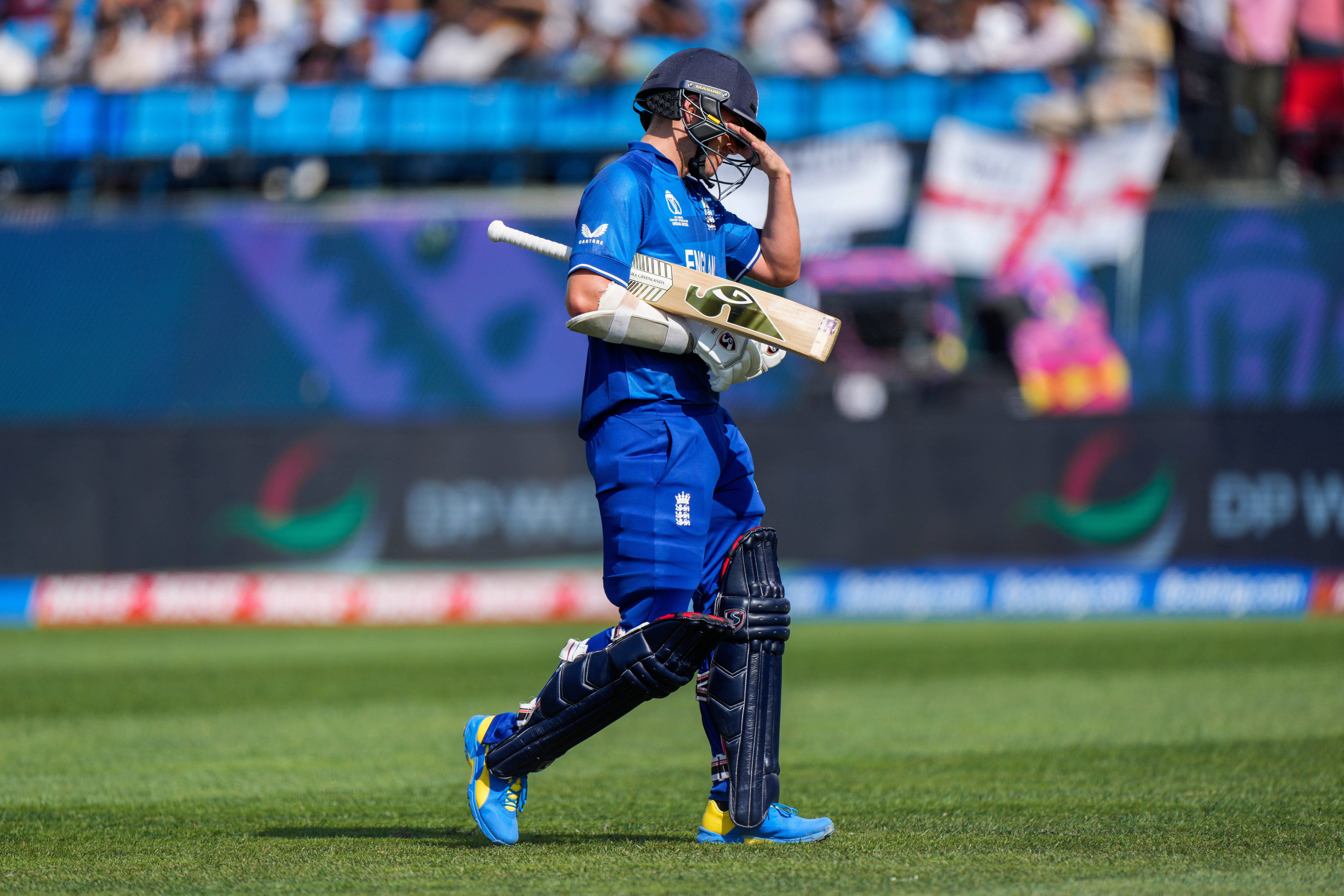 Sam Curran was among the England batter to lose wickets in the collapse in the final overs