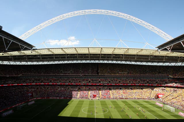 Wembley will host the Euro 2028 final and possibly both semi-finals (Stephen Pond/PA)