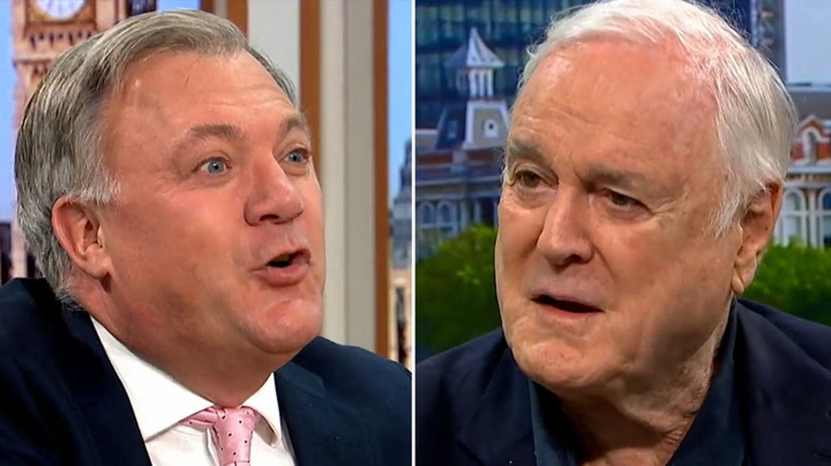 John Cleese tells Ed Balls to ‘shut up’ during interview about GB News