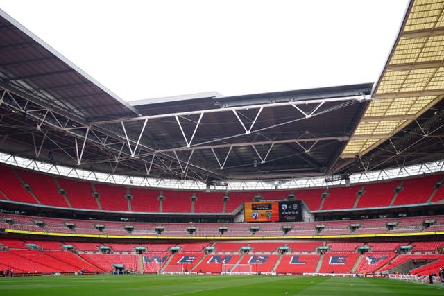 Wembley hosted both the Euro 96 and Euro 2020 finals (Zac Goodwin/PA)