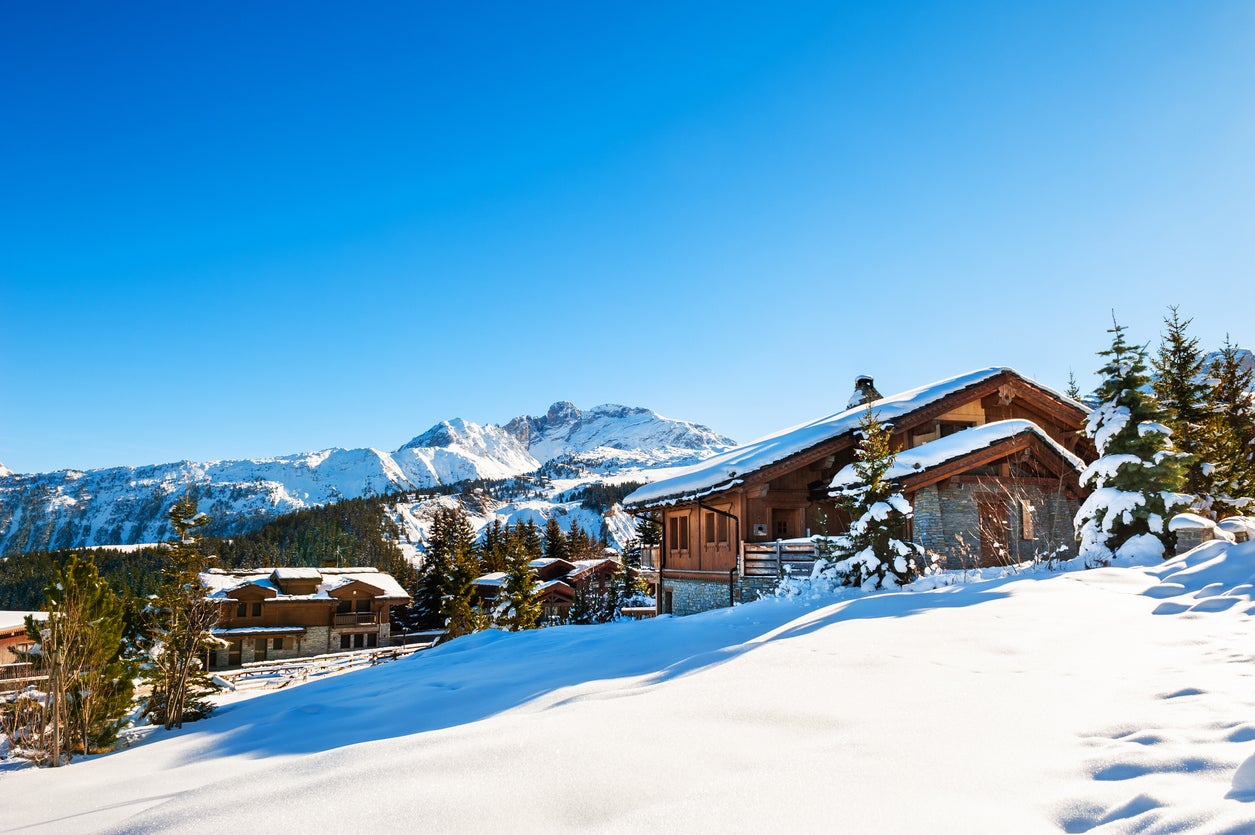 Chalets are mainly found in French and Swiss ski resorts