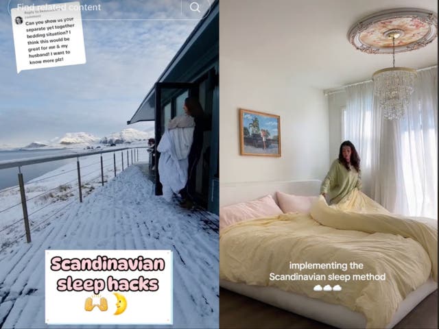 <p>Scandinavian sleep method introduces new debate about whether or not to use a top sheet</p>
