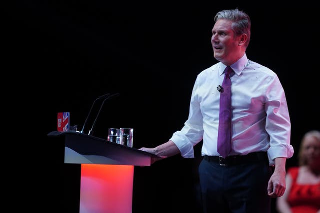 Labour leader Sir Keir Starmer forcefully condemned the bloodshed unleashed by Hamas in Israel (Peter Byrne/PA)